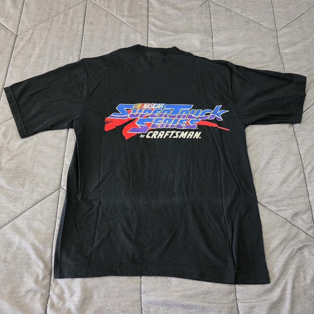 Vintage 90s NASCAR Super Truck Series Craftsman T-Shirt Mens Large Made in USA