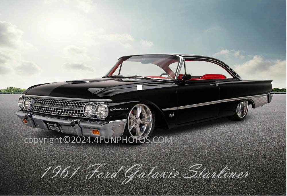 1961 Ford Galaxie Starliner Muscle Car Hot Rod 11