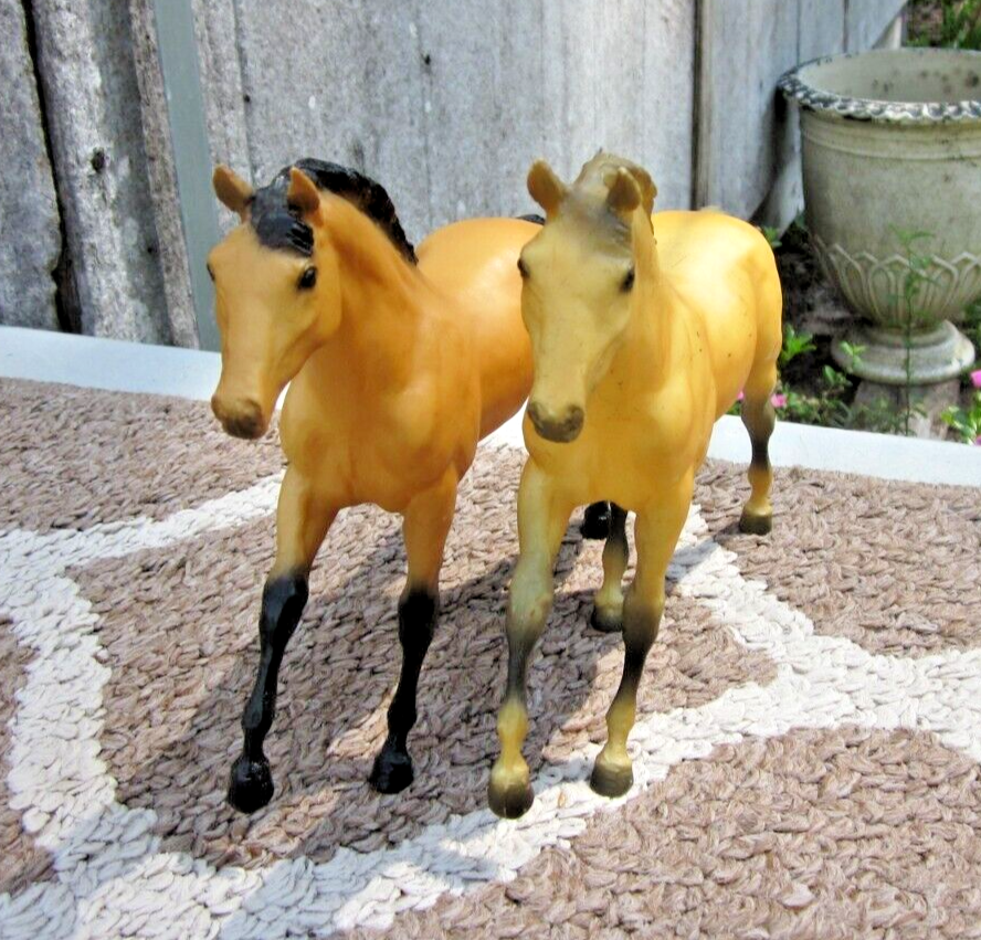 Two Breyer  Buckskin Horse Foals