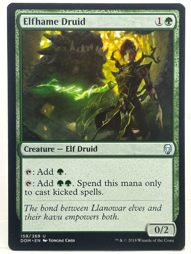 Elfhame Druid NM* Dominaria ENGLISH 159/269 mtg -UnltdCards