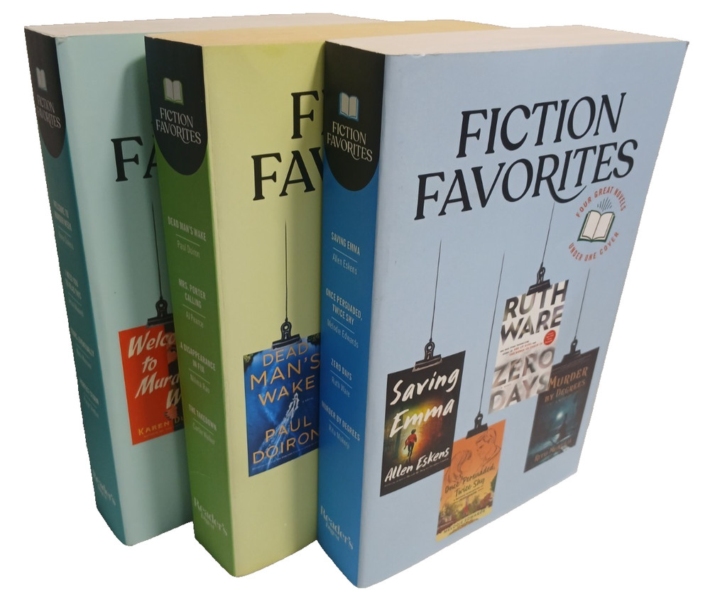 Lot of 3 Reader's Digest Fiction Favorites - 2024-2025 Trade Paperbacks
