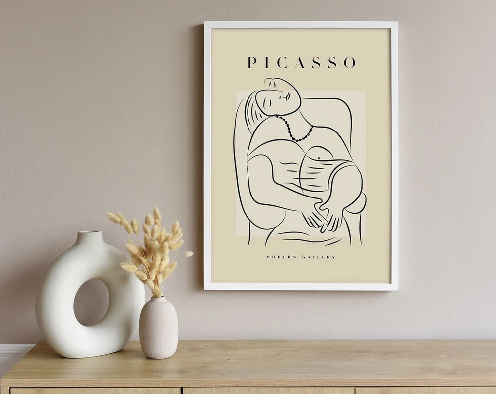 Picasso Abstract Art Woman's Body Poster Premium Quality Choose your Size