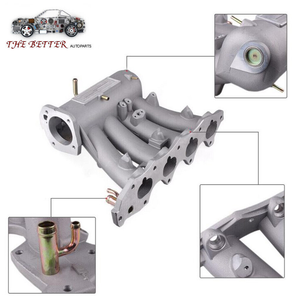 High-Performance Silver Racing Intake Manifold for Honda Civic Acura B16 B16A VTEC Engines