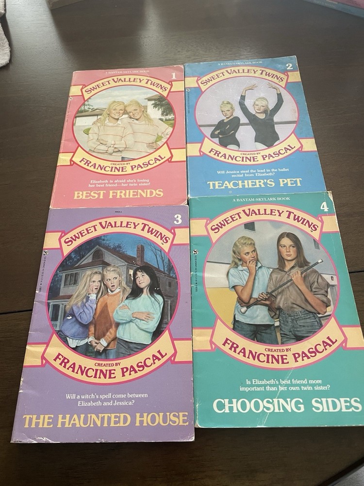 Sweet Valley Twins Francine Pascal Lot 4