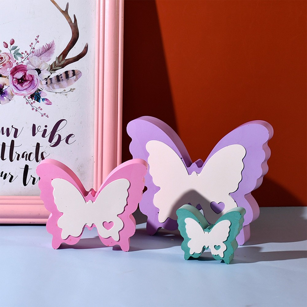 1Pcs 3D Decoration Chocolate Butterfly Silicone Mold Flexible Resin Mould New