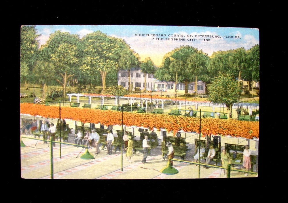 Vtg Linen Postcard 