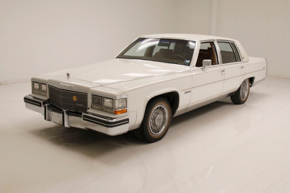 1983 Cadillac Fleetwood white | 24x36 inch POSTER |