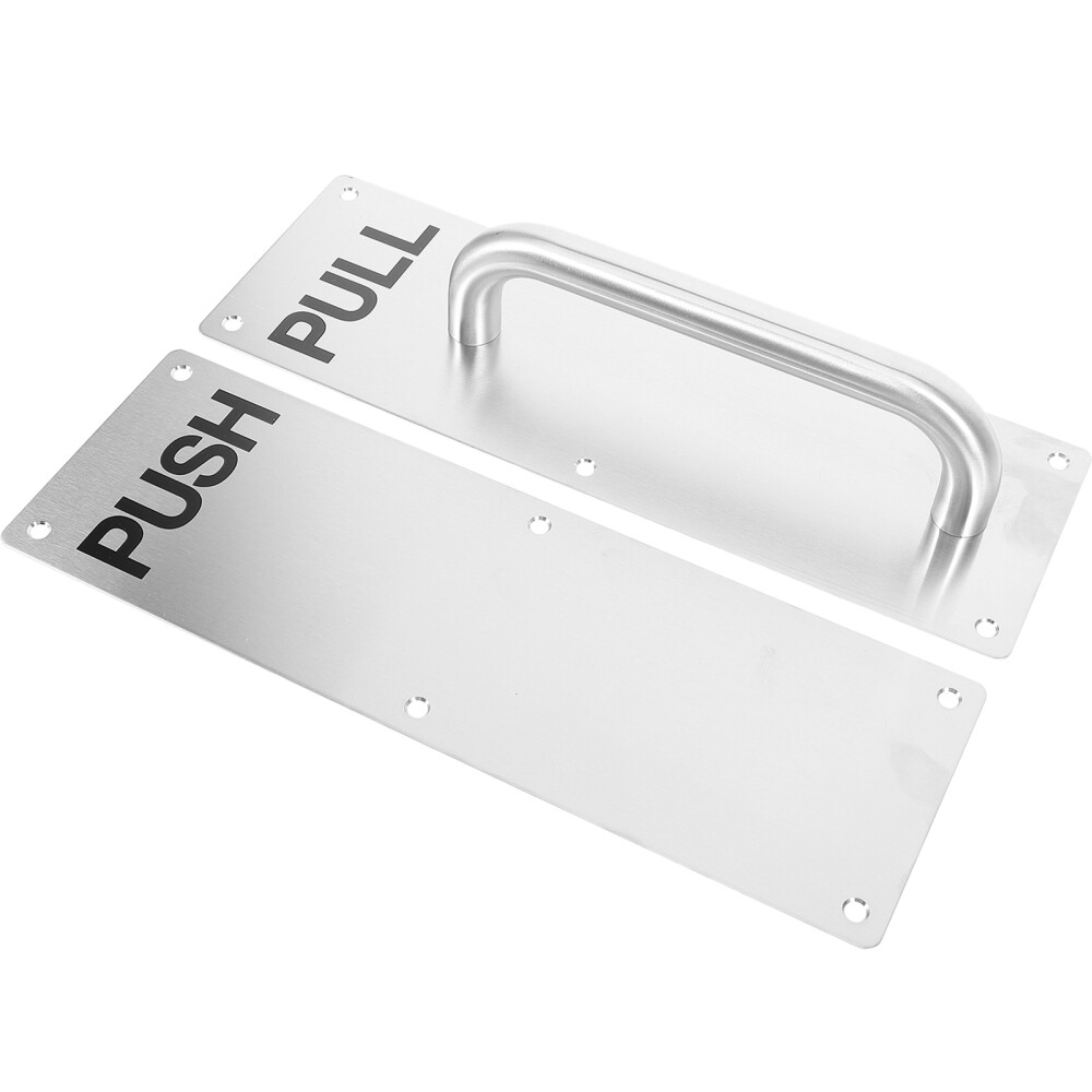 Door Push Plate Push-pull Handle Comfortable Quick Access Man
