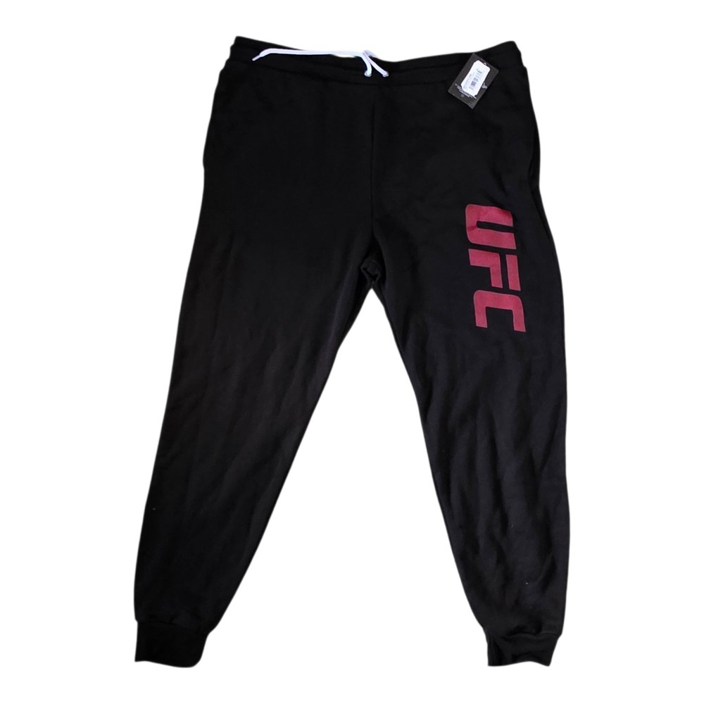 UFC Jogger Pants Men’s XL Black Sweatpants Logo Athletic New With Tags
