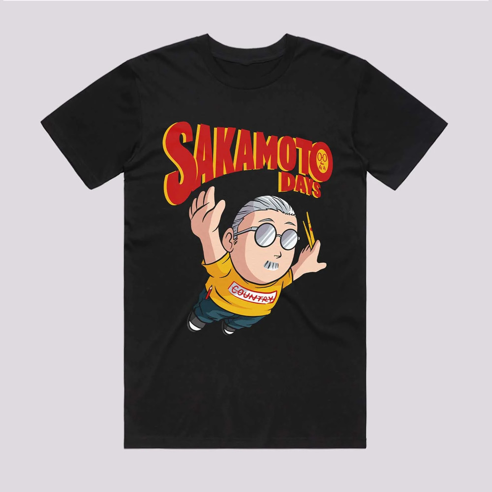 Anime Flying Sakamoto T-Shirt Size S-5XL, Gift For Friends, For Kids
