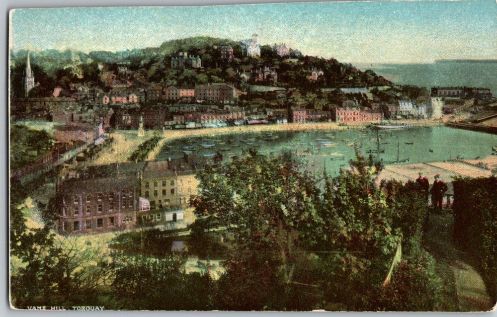 England UK Vane Hill Torquay Devon M Ettlinger & Co Postcard