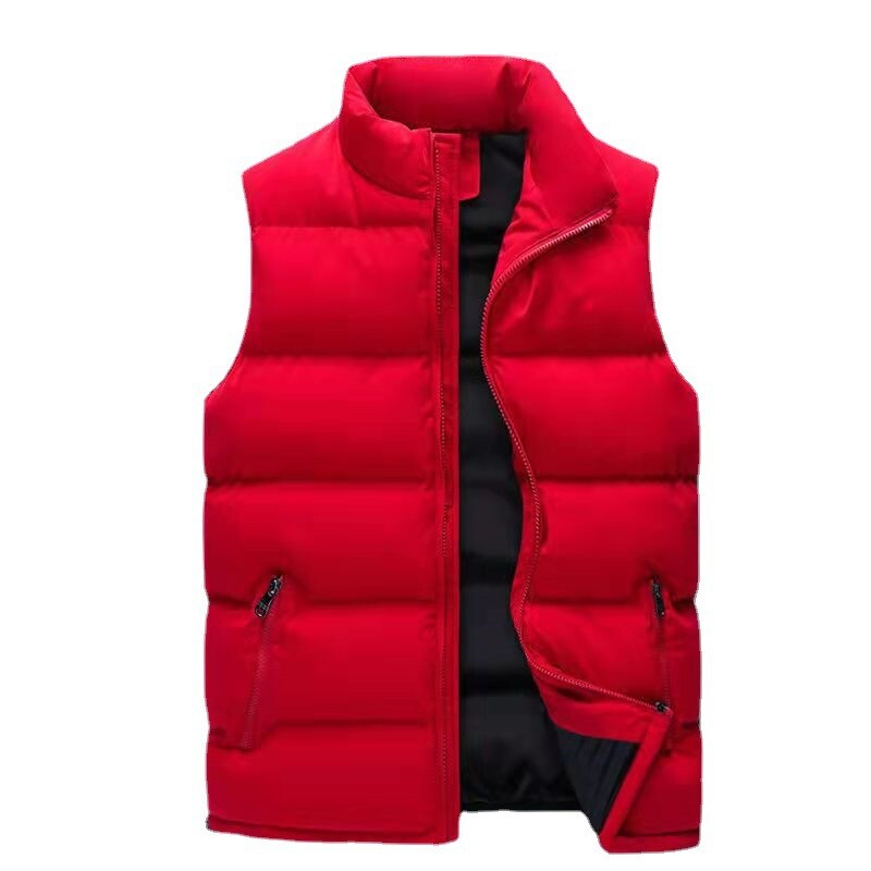 Warm Waistcoat Mens Padded Quilted Vest Outdoor Sleeveless Parka Jacket Body