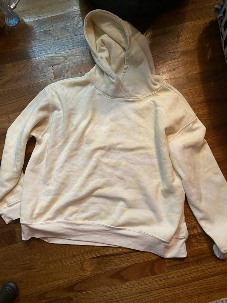 Just Be Women's Plus Size 2X Beige Pullover Hoodie Long Sleeve