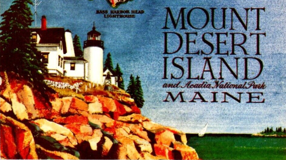 Bass Harbor Head Lighthouse Acadia National Park Mt Desert Island Maine C7232-image