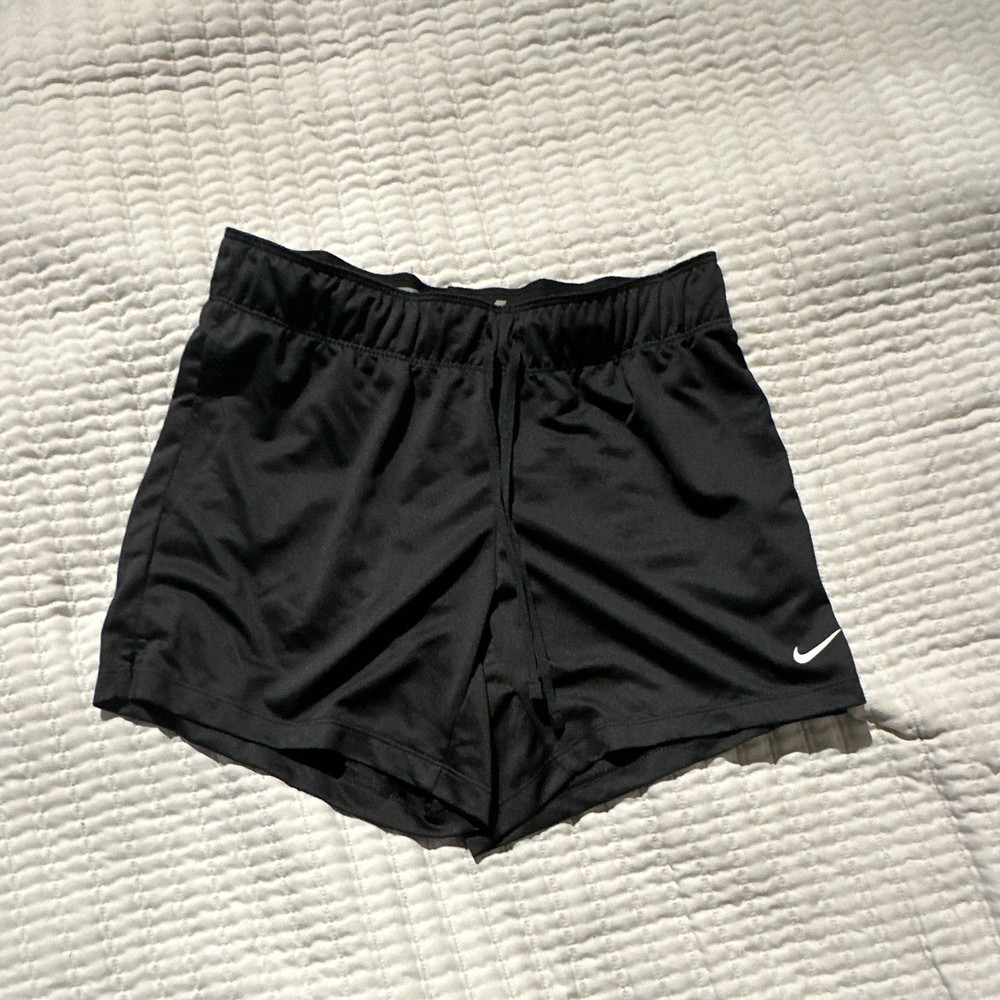 Nike Dri-FIT Women’s Training Shorts Black Drawstring Lightweight DA0319-013