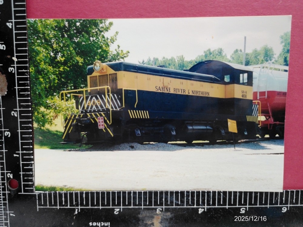 Sabine River & Northern Railroad Locomotive #408 Photo Tnmot Museum St Louis Mo