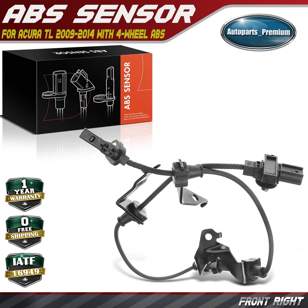 ABS Wheel Speed Sensor for Acura TL 2009-2014 with 4-Wheel ABS Front  Right RH