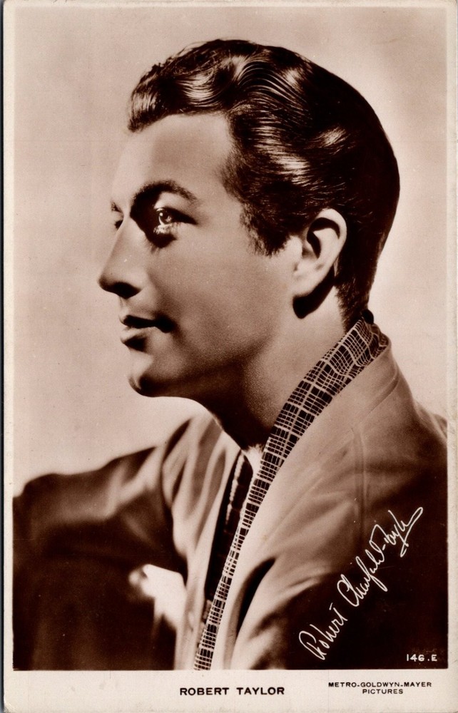 Robert Taylor Metro-Goldwyn-Mayer Pictures RPPC Vintage British Postcard