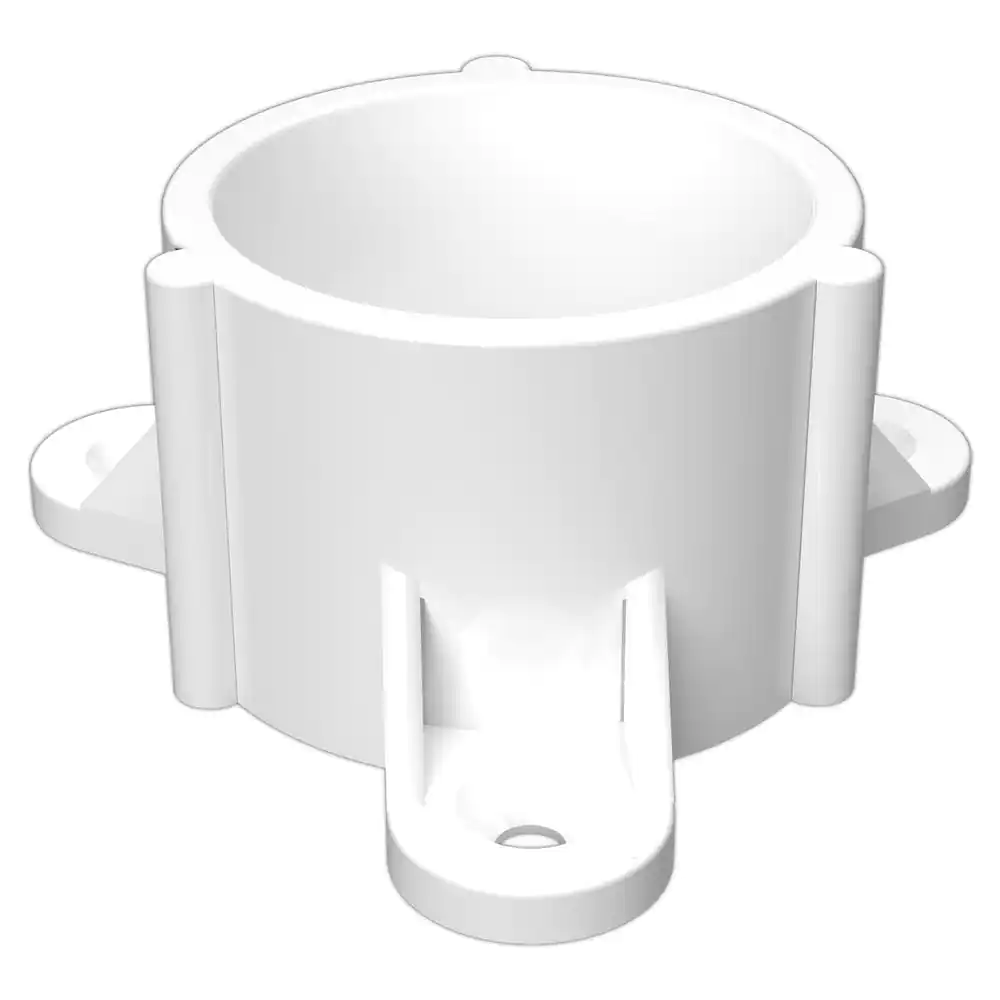Table Screw Cap PVC Fittings 1-1/4 in Furniture Grade 10-Pk Corrosion Resistant