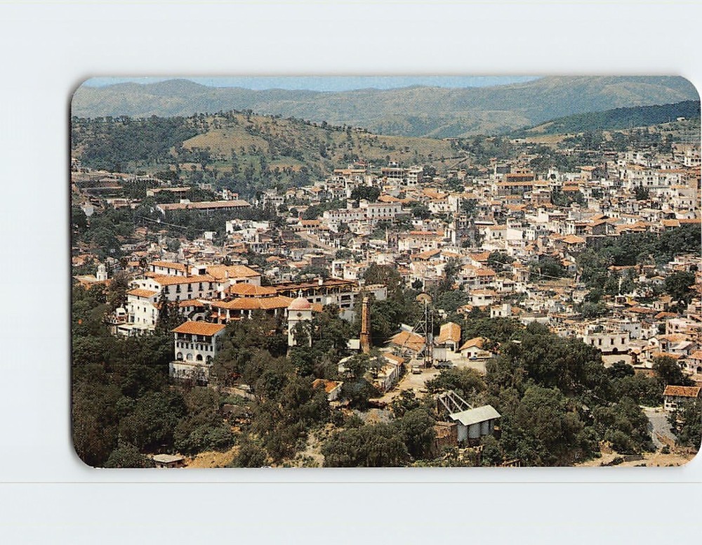 Postcard Panoramic View Taxco Guerrero Mexico
