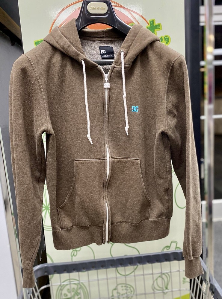 Y2K DC ~ Skateboard Shoes Men's Full Zip Hoodie SweatShirt Size Small