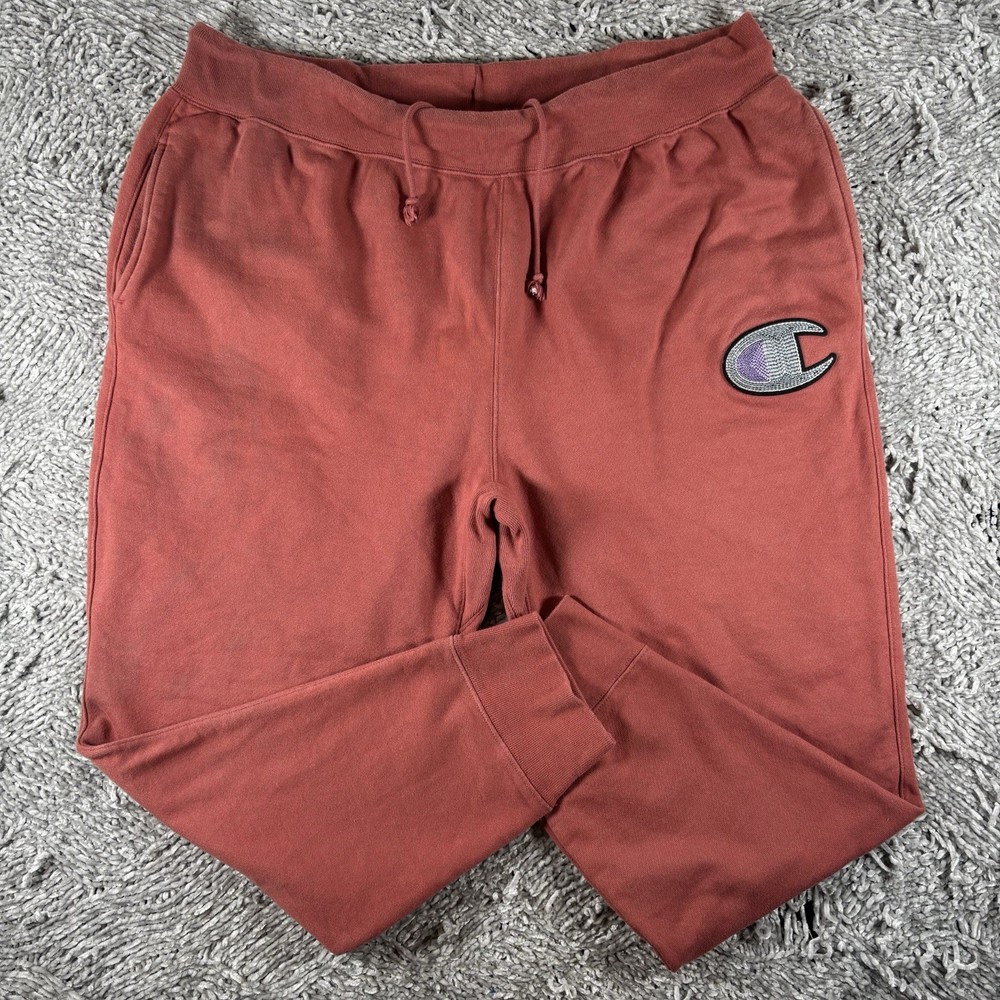 Champion Reverse Weave Sweatpants Men’s Size 3XL Red Activewear Gym Running VTG