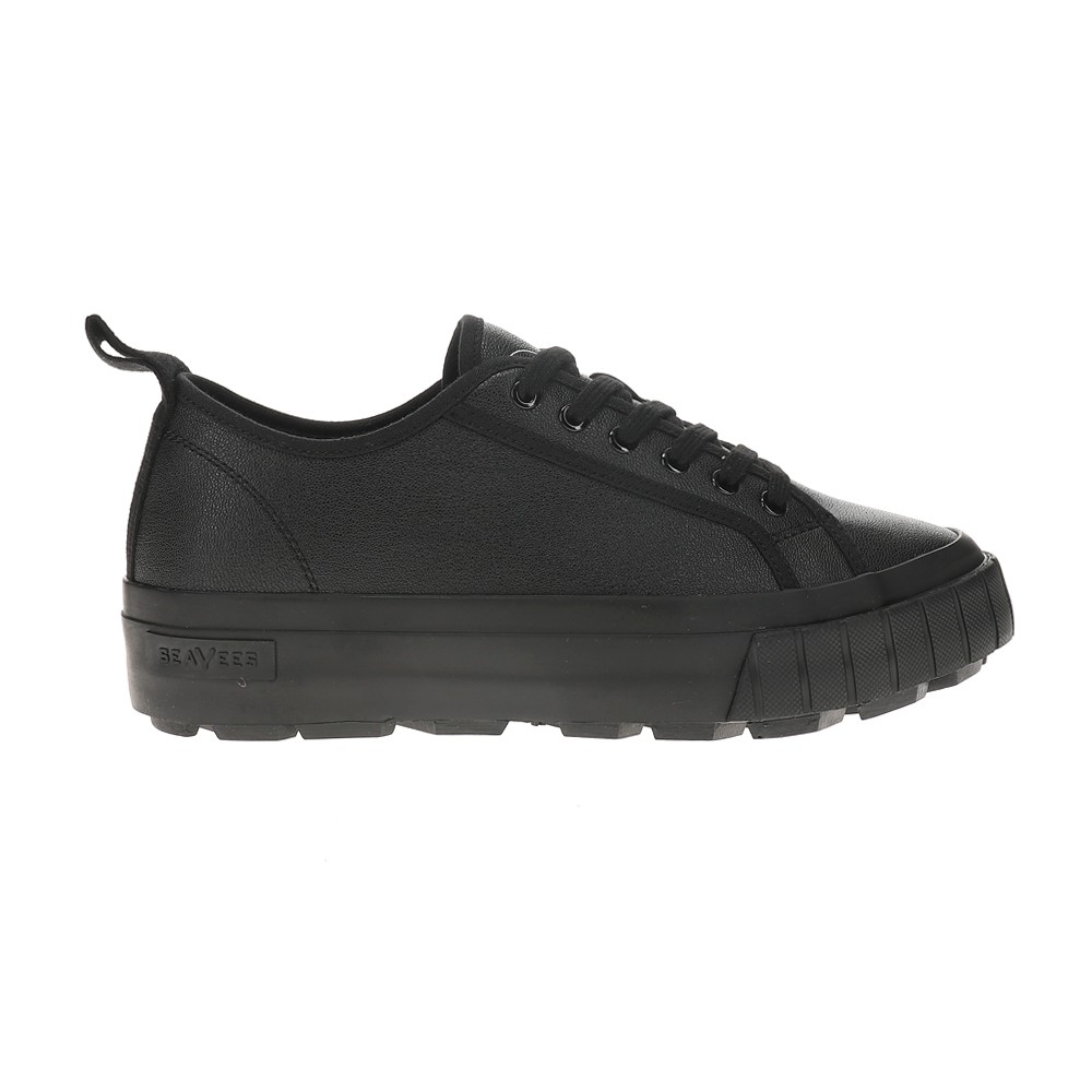SeaVees Melrose Lug Platform  Womens Black Sneakers Casual Shoes WMLRC23CSC-BLK