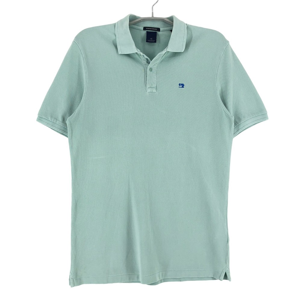 Scotch & Soda Regular Mint Green Polo T-Shirt Men Size M