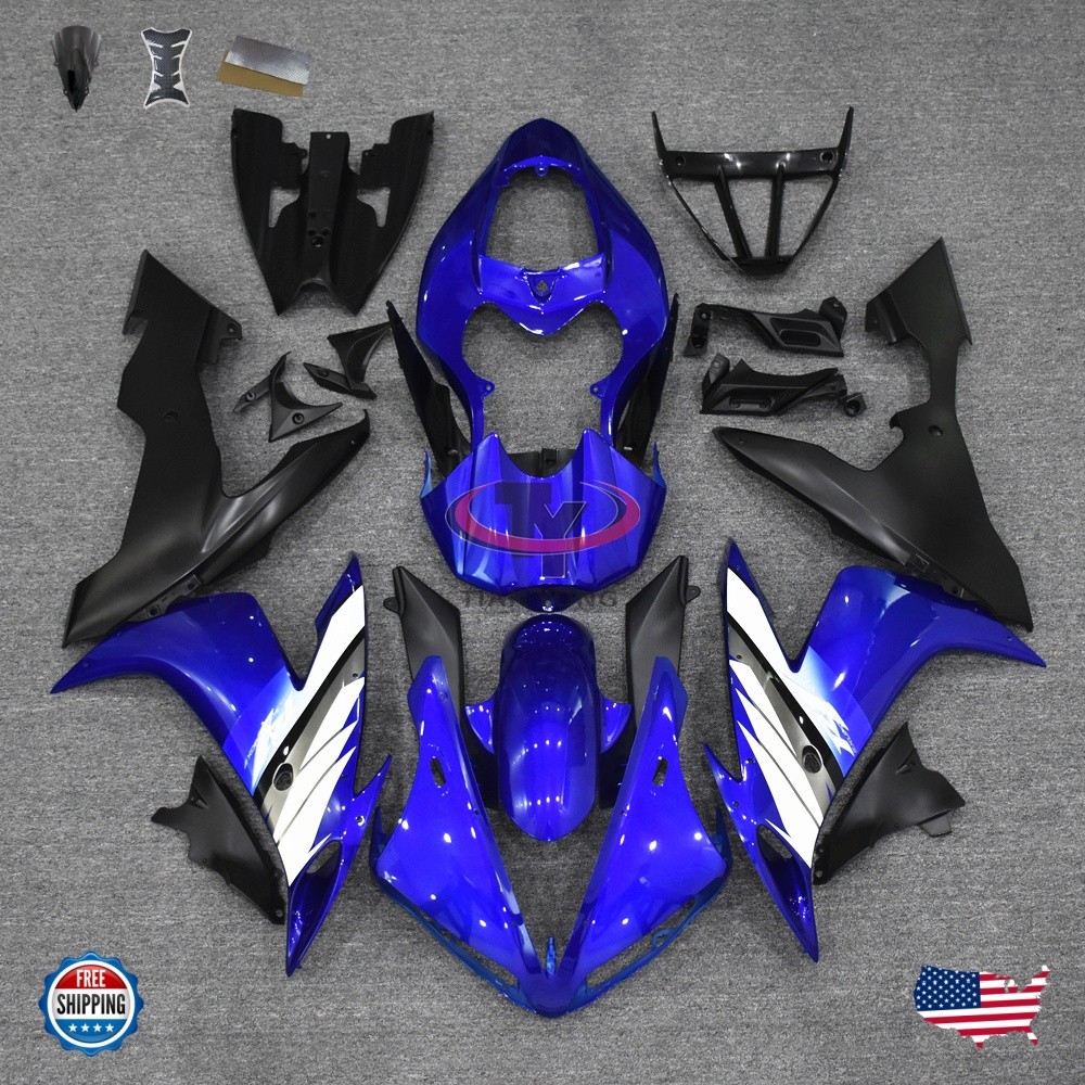 Injection Fairing Kit for Yamaha 2004-2006 YZF1000 R1 YZF-R1 Blue ABS Bodywork