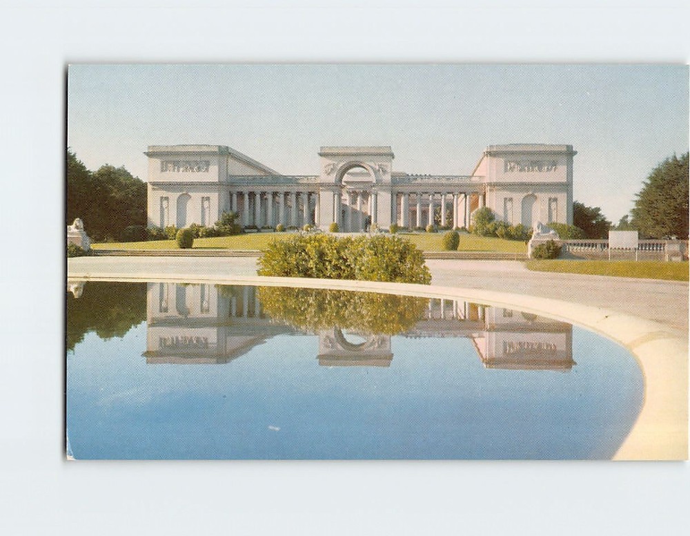 Postcard Palace Of The Legion Of Honor Lincoln Park San Francisco California USA