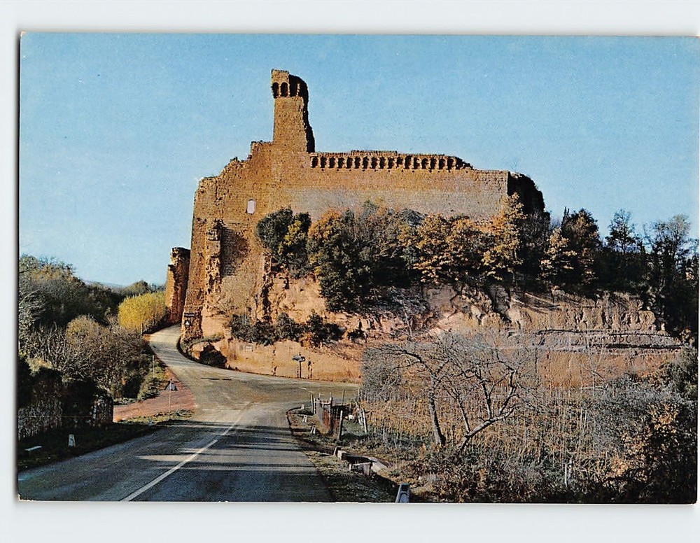 Postcard Rocca aldobrandesca Sovana Italy