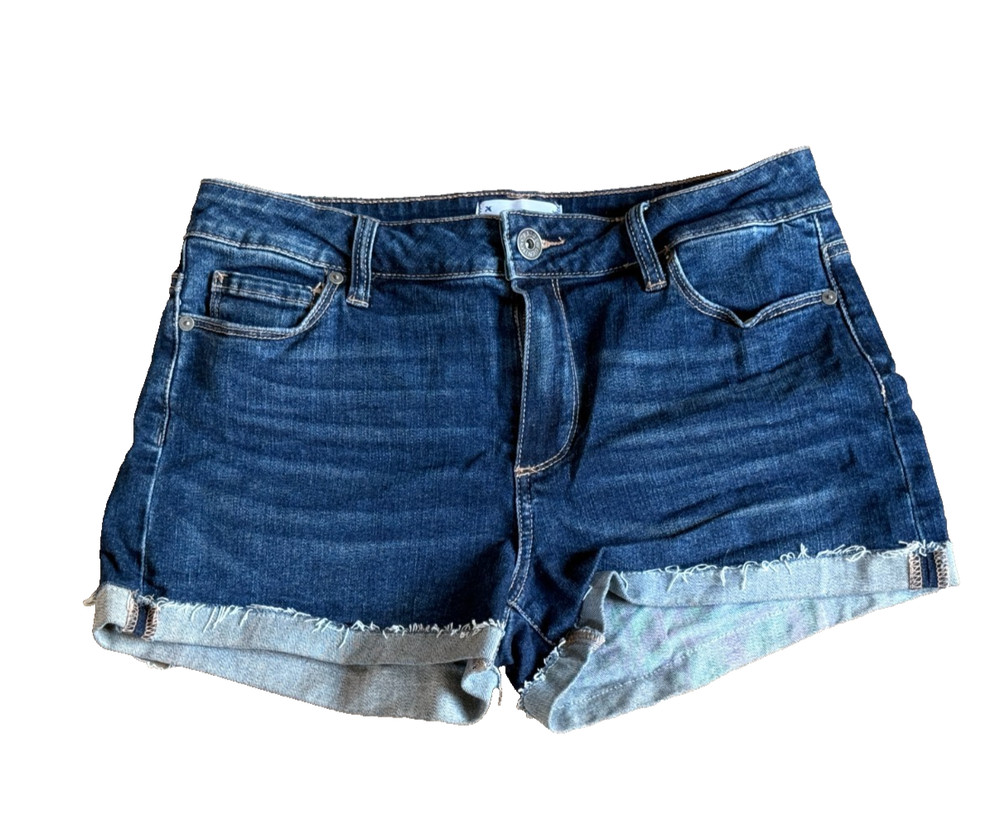 PAIGE JEANS Jimmy Jimmy Denim Short Button Fly Cuffed Shorts Size 27