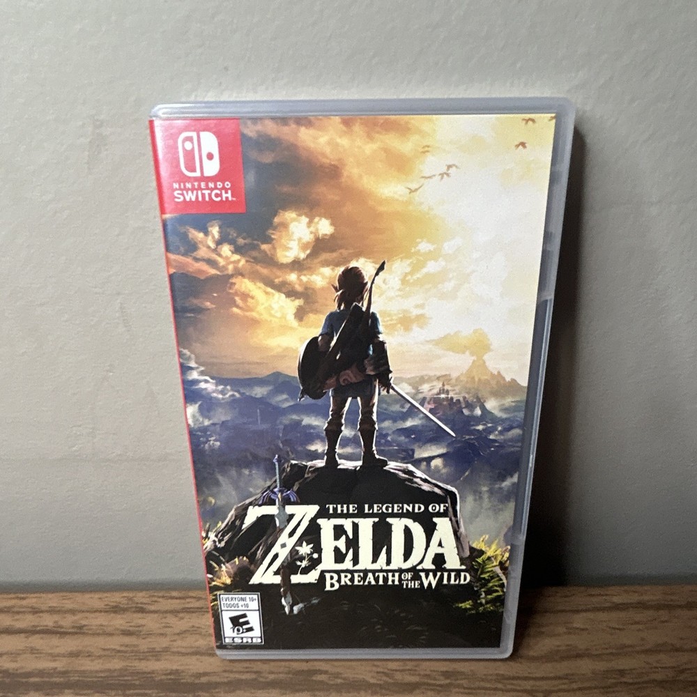 Nintendo The Legend of Zelda: Breath of the Wild Switch Game w/ Case E10+ NTSC
