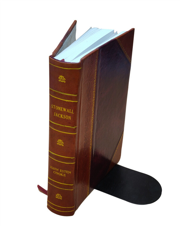Leather Bound Military Biography of Stonewall Jackson by John Esten Cooke