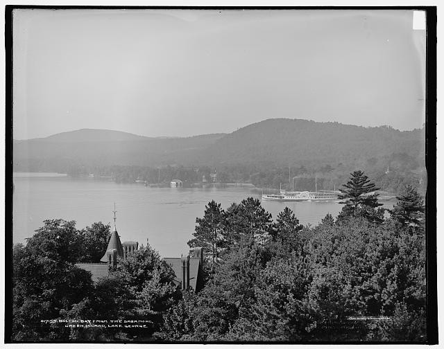 Photo:Bolton Bay from the Sagamore, Green Island, Lake George