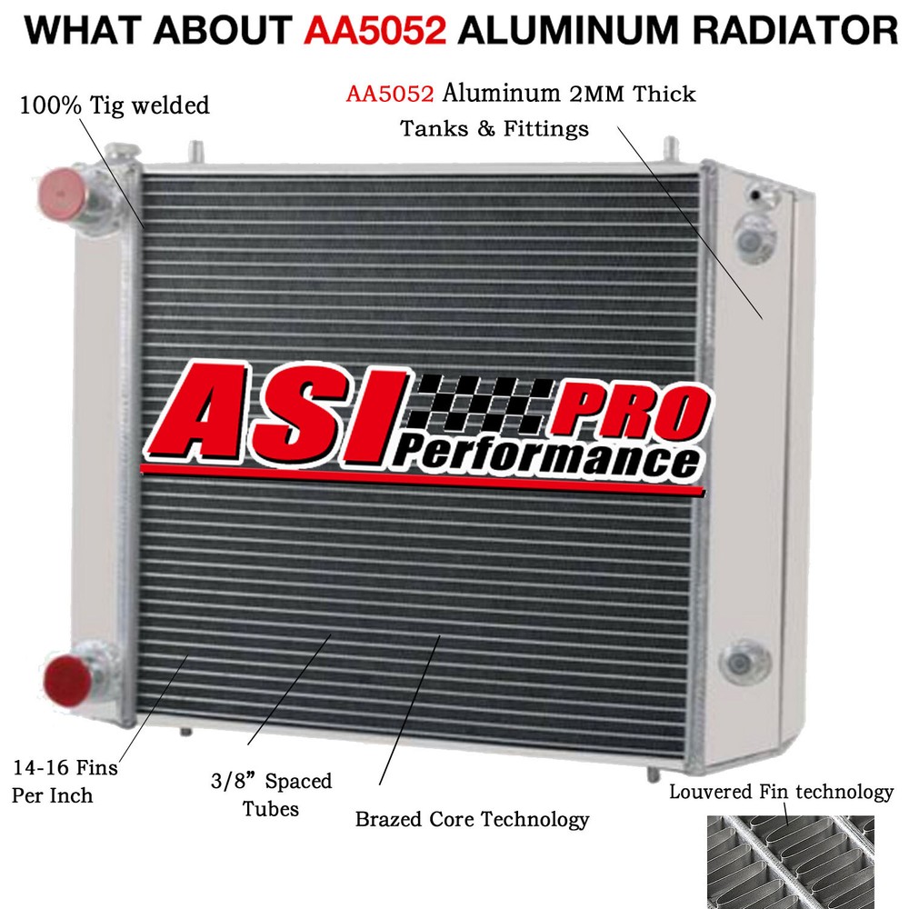 4 ROW 62MM CORE RADIATOR Fit LAND ROVER DEFENDER/DISCOVERY 300TDI 90/110 BTP2275