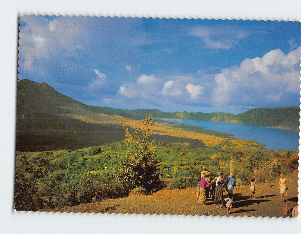 Postcard Mt. Batur Penelokan Bali Indonesia
