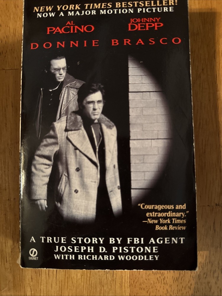 Donnie Brasco A True Story By FBI Agent Joseph D. Pistone Movie Tie In Paperback