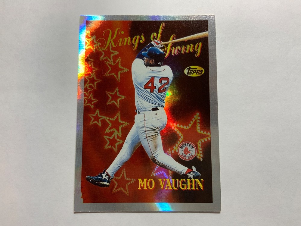 Mo Vaughn-Red Sox—1997 Topps #Sb14 (Kings Of Swing)-Seasons Best-Free! Shipping!