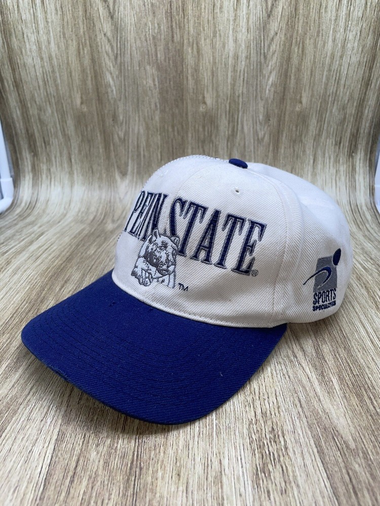 Vintage Penn State Nittany Lions Sports Specialties Laser Snapback Hat Preowned