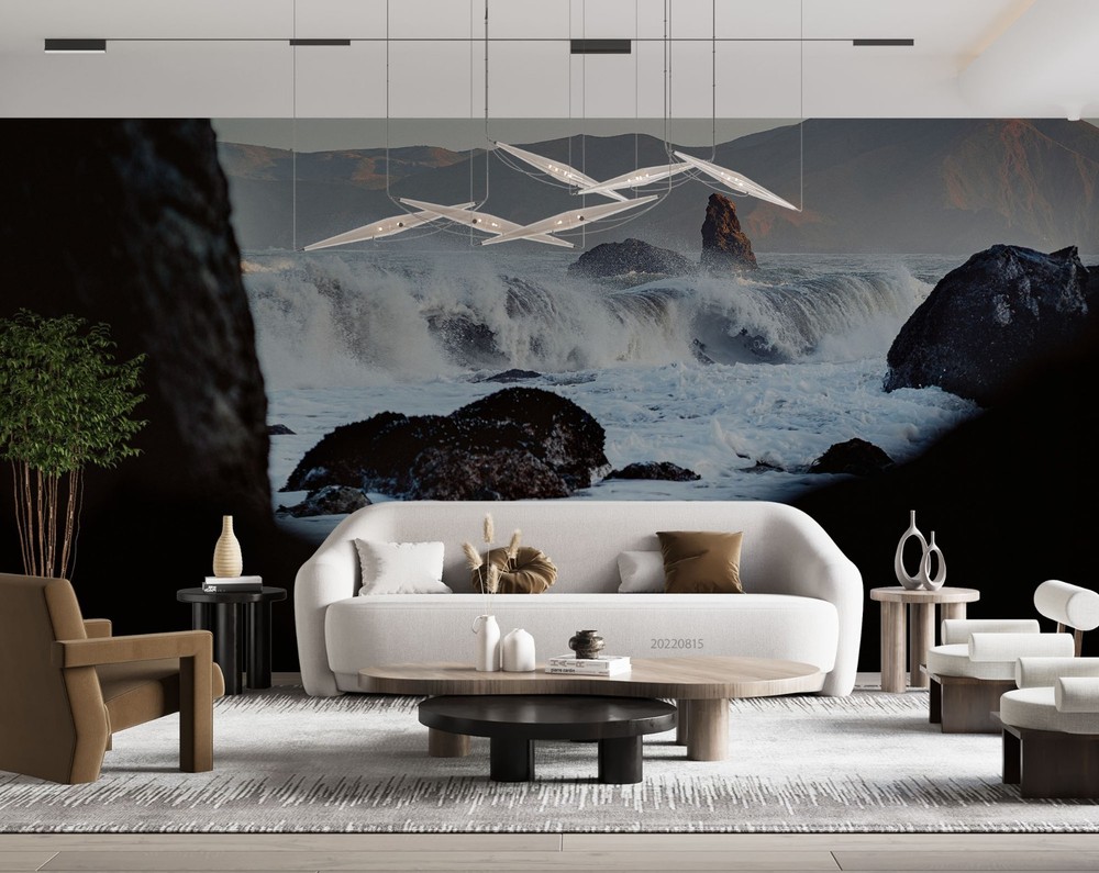 3D Mountain River Landscape Wall Murals Wallpaper Murals Wall Sticker