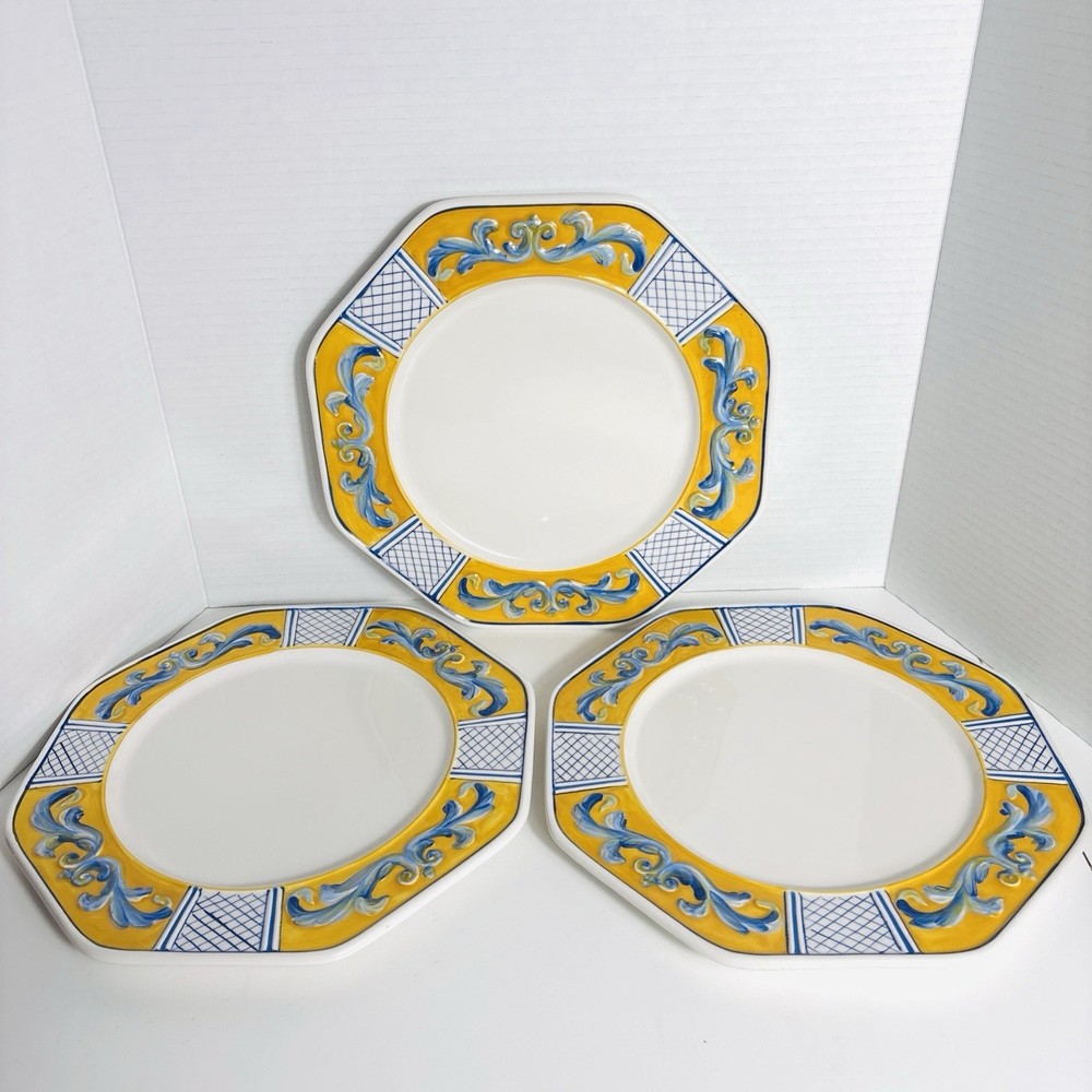 Lot Of 3 Fitz & Floyd Ricamo Trattoria 11