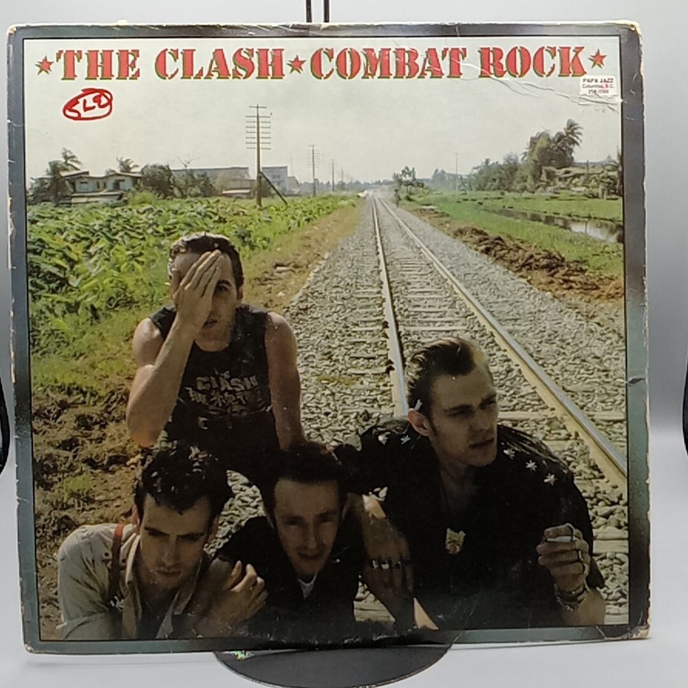 The Clash Combat Rock, Epic 1982 Vinyl, LP, Album, Stereo, Carrollton Pressing