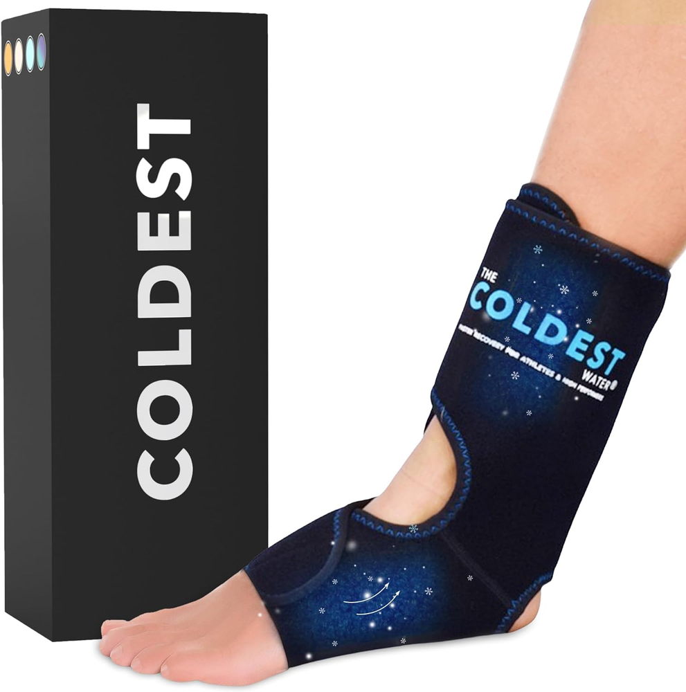 Coldest Foot Ankle Achilles Tendonitis Icing Pain Relief Ice Wrap with Cold Comp-image