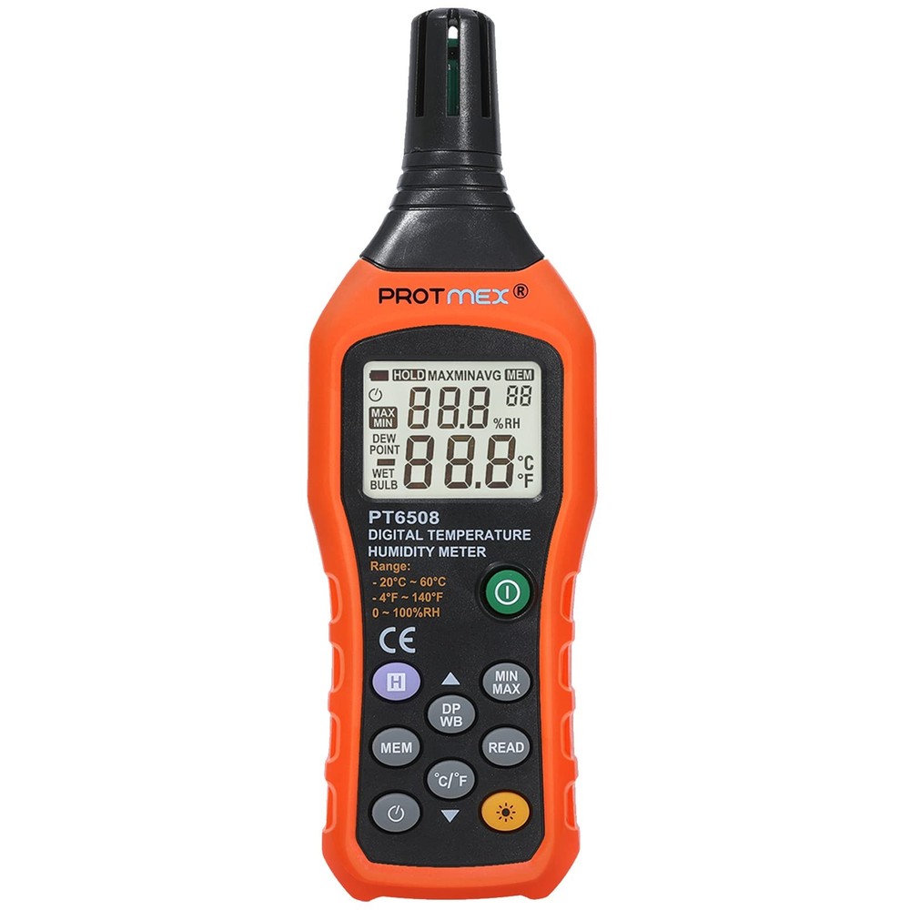 Best Protmex PT6508 Temperature Humidity Meter, Digital Thermometer Hygrometer