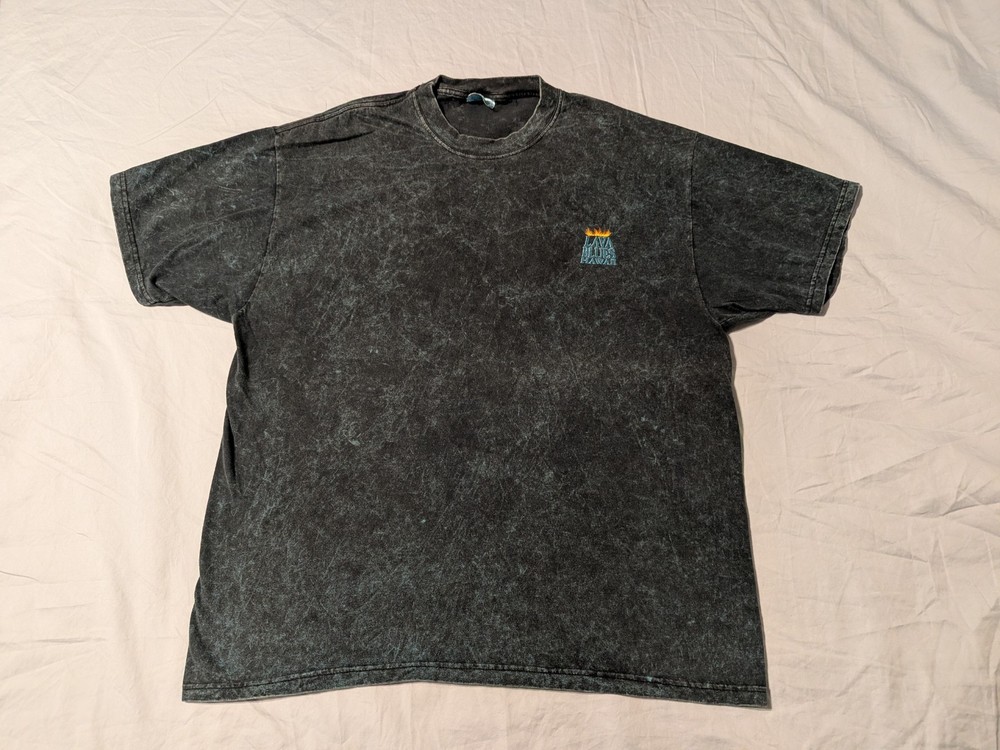 Lava Blues Acid Wash Hawaii Short Sleeve T Shirt Men's  XL