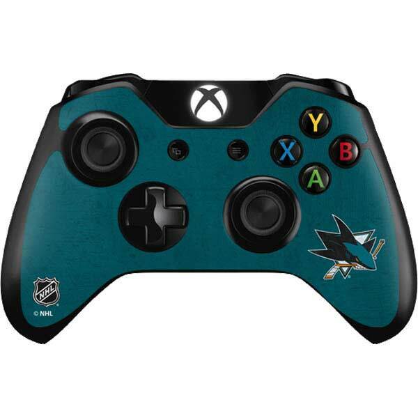 NHL San Jose Sharks Xbox One Controller Skin - San Jose Sharks Distressed