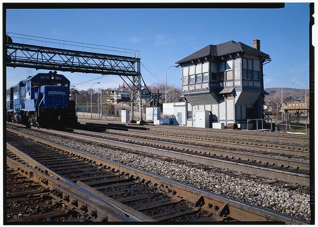 Perspective view of tower and signal bridge looking northwest duplicate of HAER