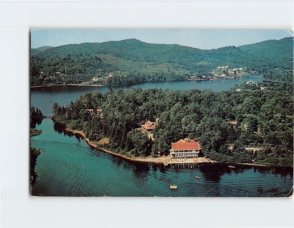 Postcard Aerial View Camp Otoreke Quebec Canada