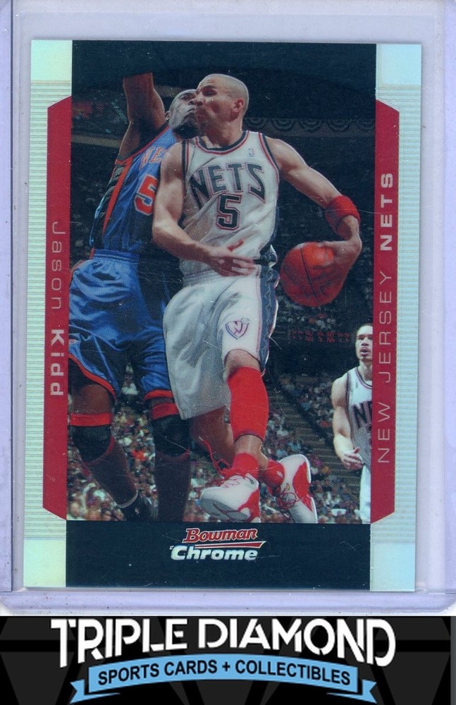 2004-05 Bowman Chrome #5 Jason Kidd Refractor #170/300 NJ Nets S708